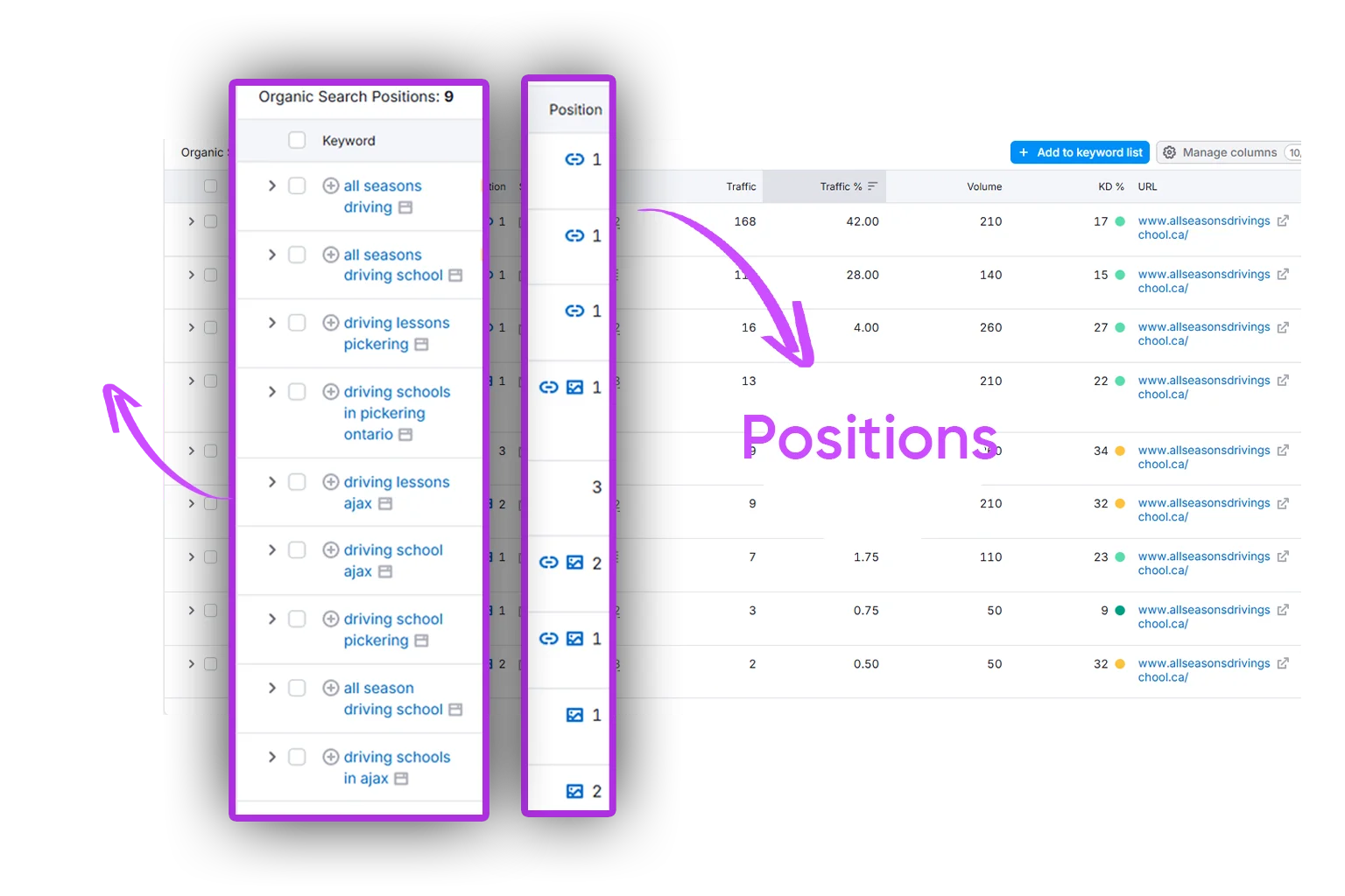 Driving School Rank Tracking