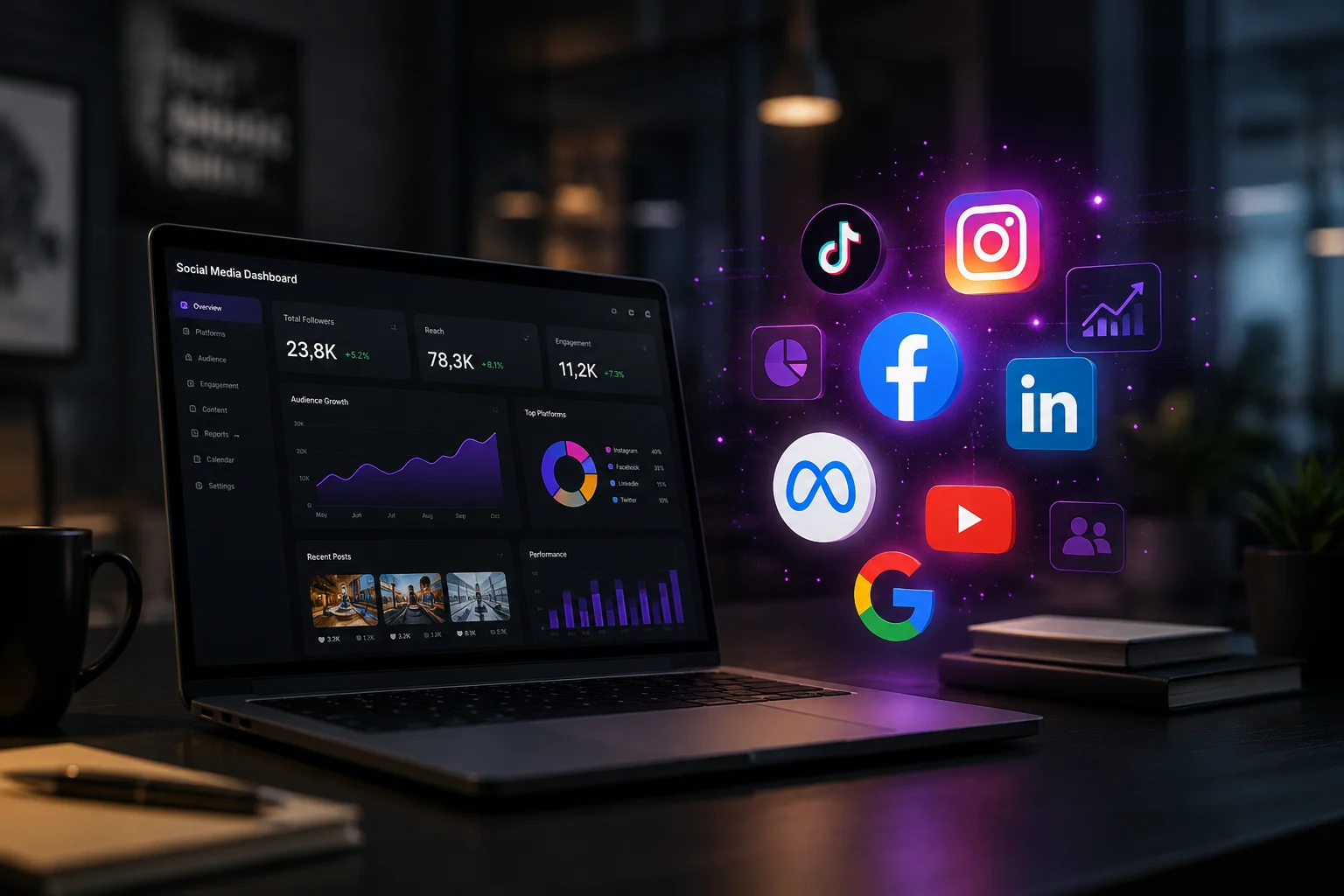 Social Media Growth Overview