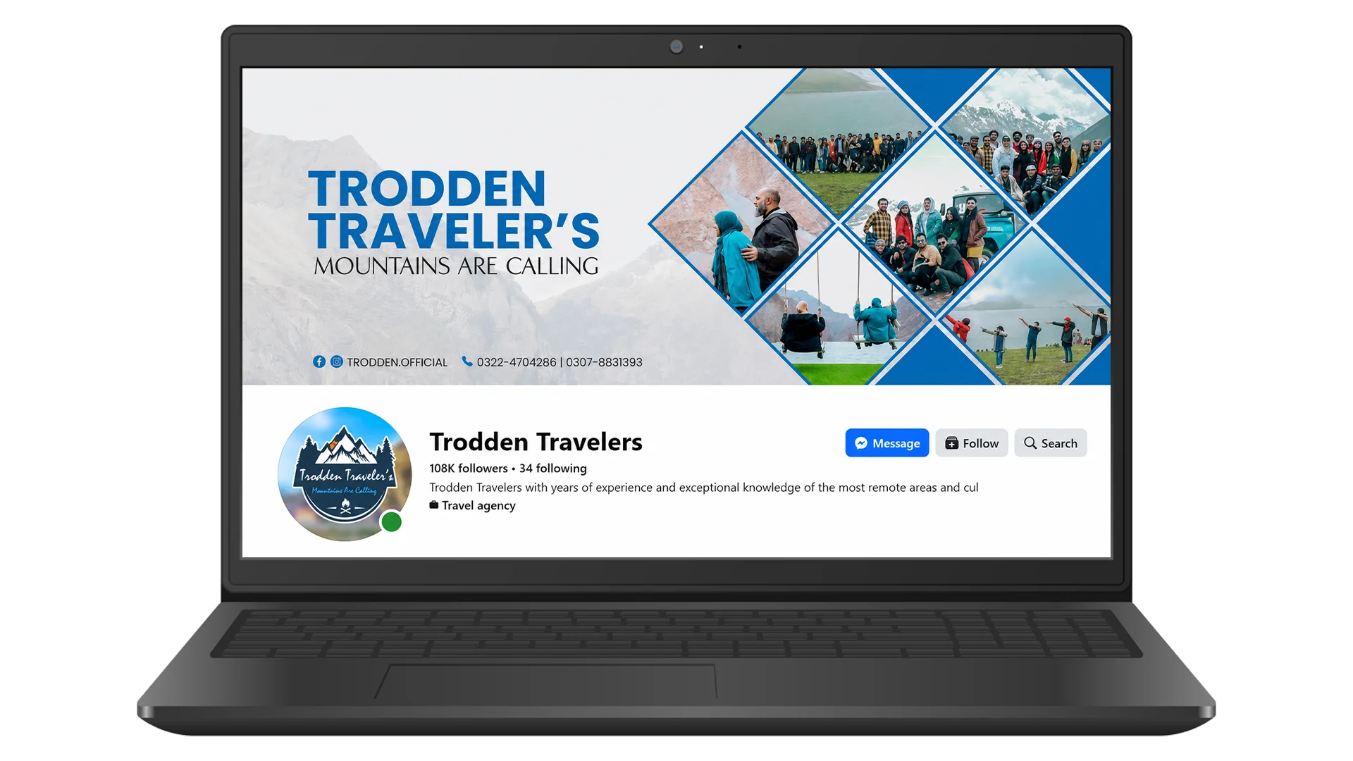 Trodden Mockup